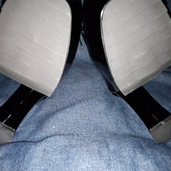 Lamoda " THE BLACK PATENT STALLION "  Platform Boots ( BRAND NEW !!! ) - Picture 6 of 7